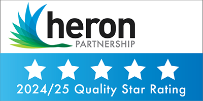 Heron Star Ratings Quality Star logo 2024-25